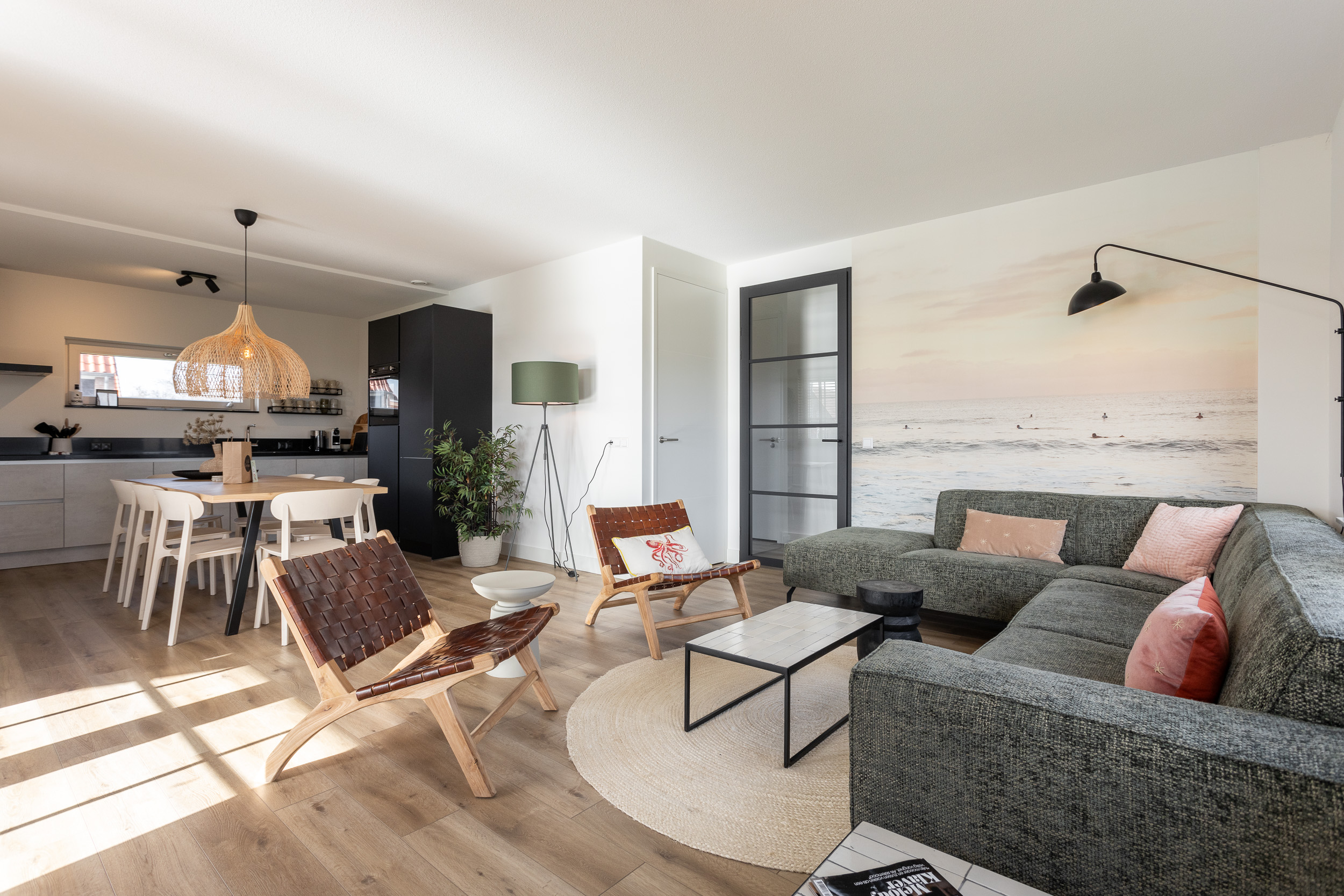 Woonkamer Scheldehuisje